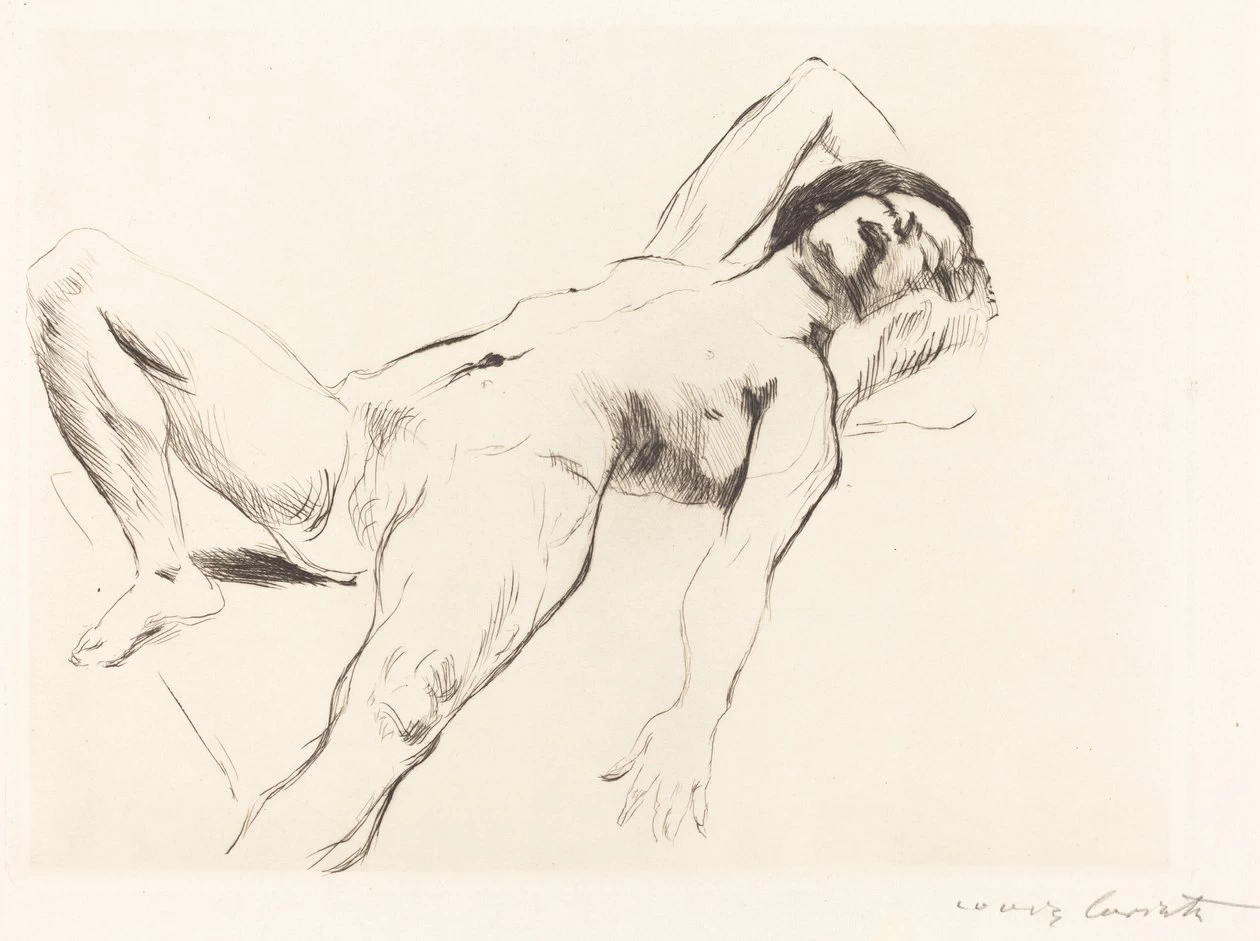 Nudo femminile sdraiato I, 1912
